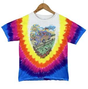 Grateful Dead 1994 Summer Tour Liquid Blue 2000 Reprint T Shirt Youth Med Rare